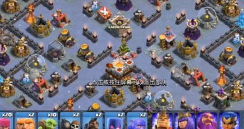 部落冲突凛冬雪夜挑战通关攻略