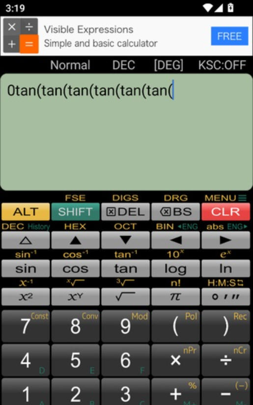 Panecal科学计算器app免付费版截图1